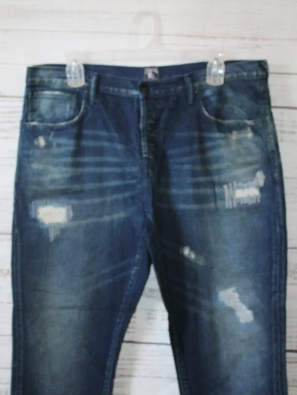 PRPS Cotton Straight Leg men's dark jeans Size 40